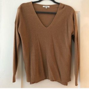 Madewell knit v neck sweater NWOT